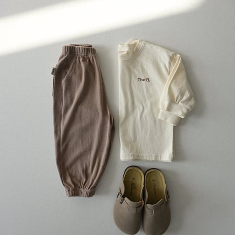 thebeige/23. Eyelet jogger pants XXS-L