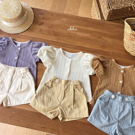 ohho/7. milk bizo half pants S-2XL
