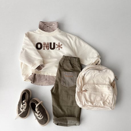 onu/8. embroidery patch T-shirt BABY(12M)-XL(6-7Y)