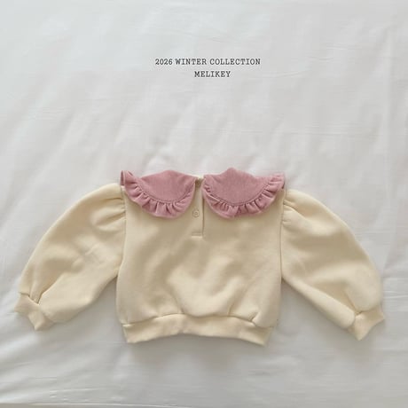 melikey/29. cherry collar man-to-man XS-XL