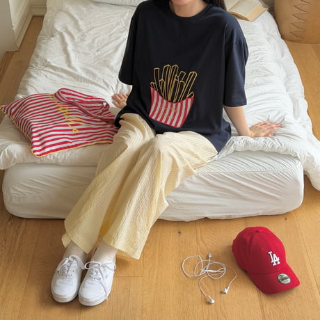 ninibello/137. adult ) Lounge cotton pants FREE
