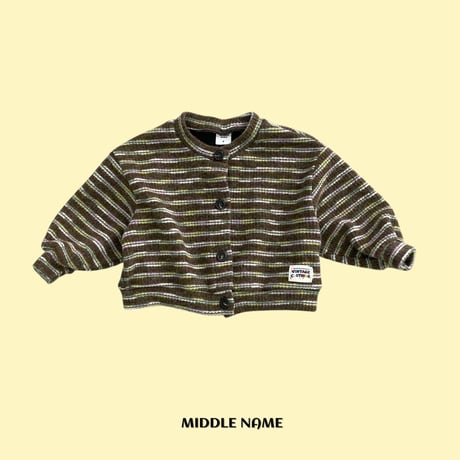 middlename/35. stripe cardigan S-XL