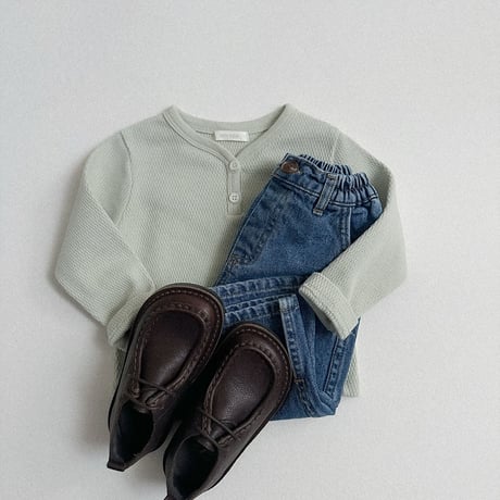 minirobe/40. waffle T-shirt  S-XL