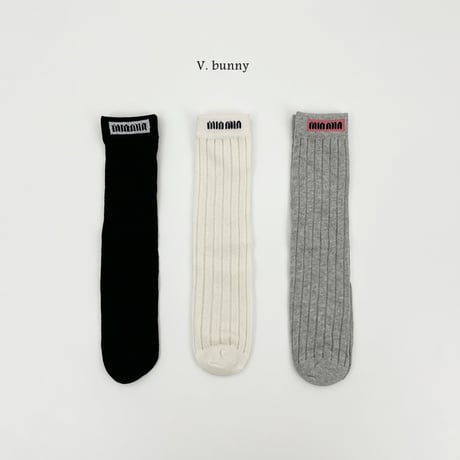 vbunny/24. minmin socks set FREE(32CM)