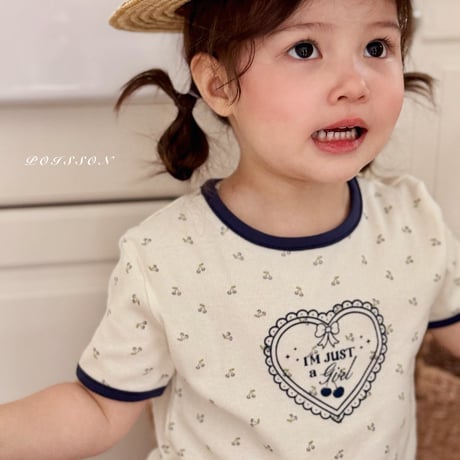poisson/76. mini cherry T-shirt JS-JM