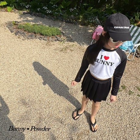 bunnypowder/266. I love rash guard  S(95-105CM)-M(105-120CM)
