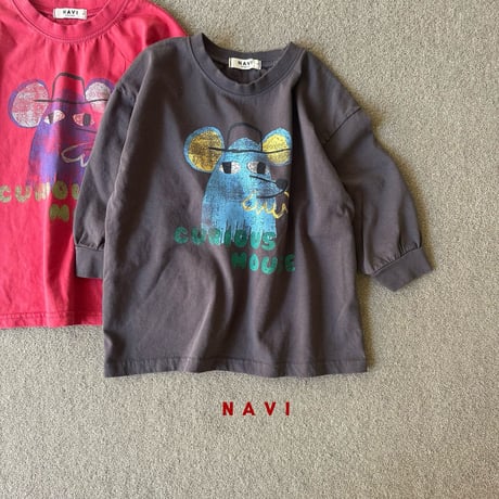 navi/20. Mouse long T-shirt 2XL-JL