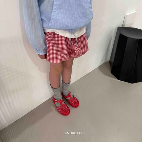 andbutter/38. Check Balloon pants JS-JM