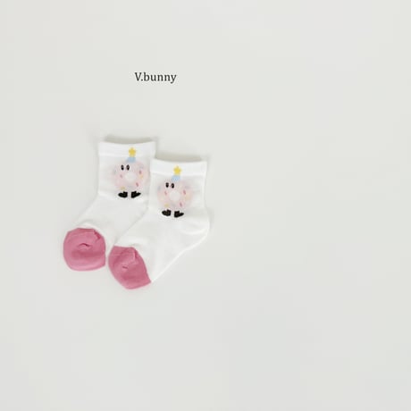 vbunny/8. donut socks set S(130-150)-L(180-210)