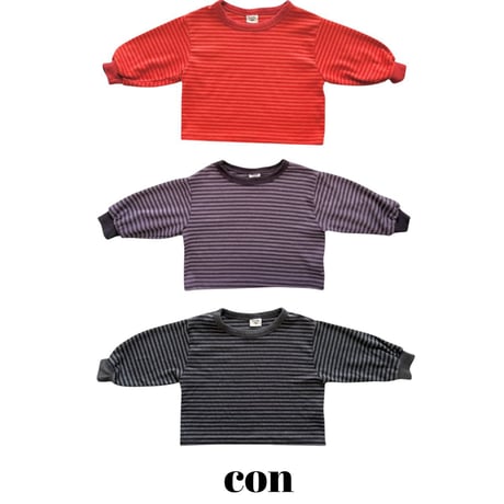 con_/32. chikchok stripe T-shirt 1(66-77CM)-4(97-107CM)