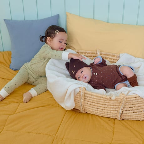 oottbebe/9. (bebe) shushu dot suit S(0-6M)-M(6-12M)