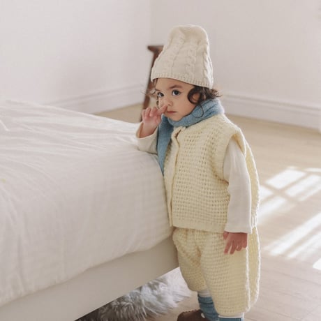 onu/37. dotom knit vest XS(2-3Y)-M(4-5Y)