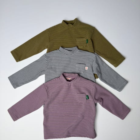 andbutter/12. Mini Pocket Mock Neck  XS-XL