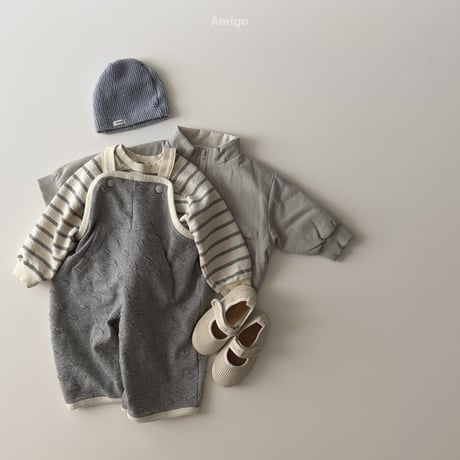 amigo/46. embo dot overalls  XS-XL