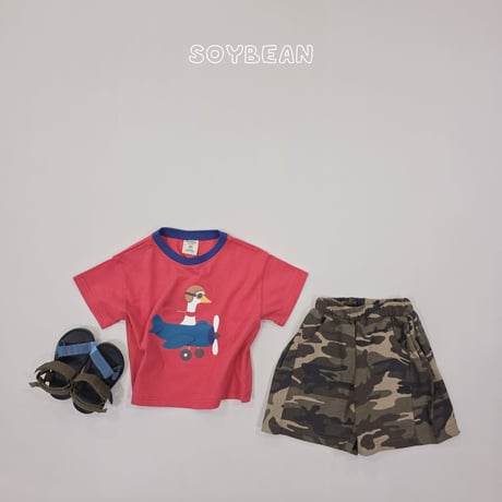 soybean/20. plan ) lie animal half t T-shirt XS-XL