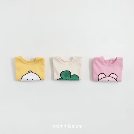 oottbebe/63. lucky friends vest XS(1-2Y)-XL(6-7Y)