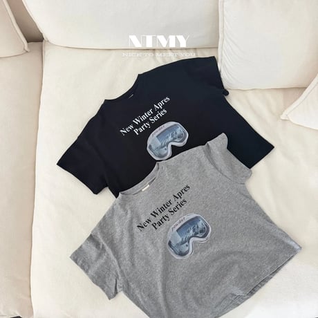 nicetomeetyou/52. goggles T-shirt JS-JL