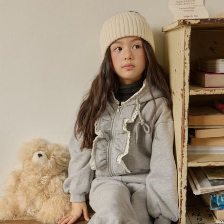melikey/74. juju fril hood zipup JS-JM