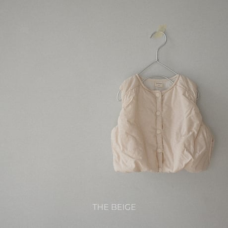 thebeige/1. Band padded vest XXS-L