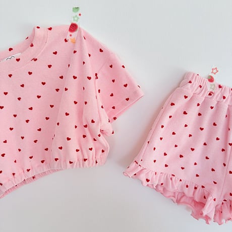 ueo/44. heart updown set S-XL