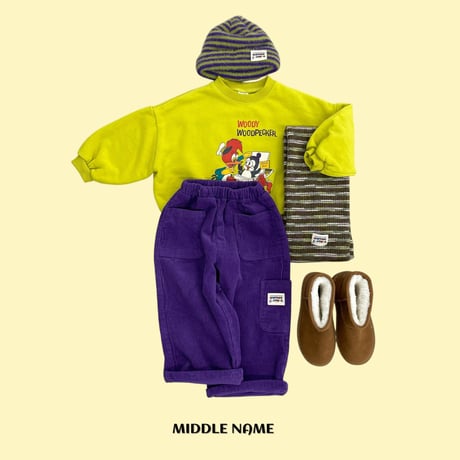 middlename/51. woody man-to-man S-XL