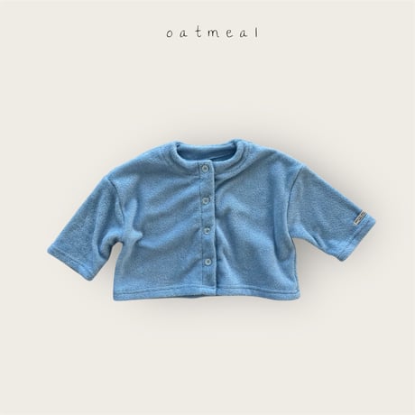 oatmeal/26. bebe terry cardigan S-M