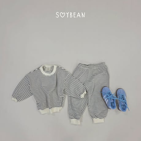 soybean/82. plan ) stripe updown set JS-JM