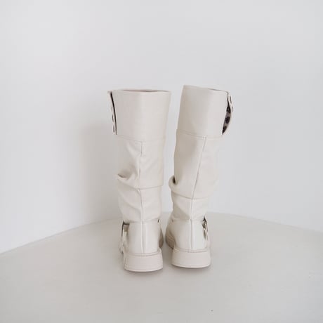 zanclover/61. curf shirring long boots 160-220