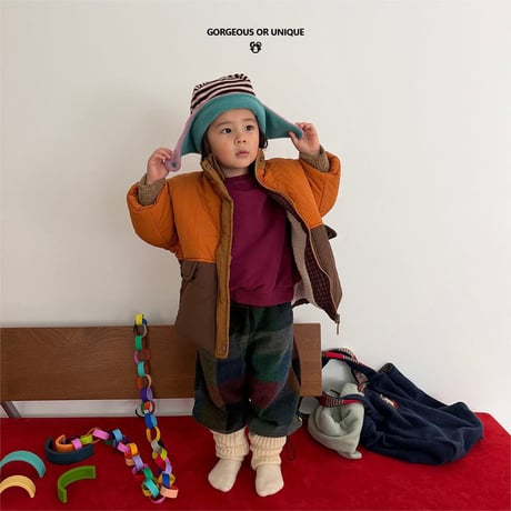 gou/81. pretty man-to-man XS(2-3Y)-XL(6-7Y)