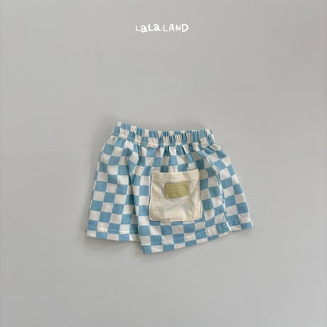 lalaland/4. checker board half pants XS-XL