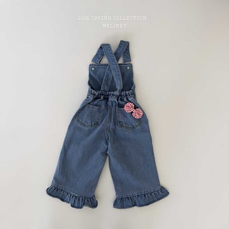 melikey/98. overalls ( ribbon ) set XS-XL