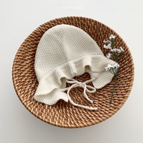 oottbebe/12. bonnet knit FREE(3M-2Y)