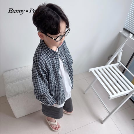 bunnypowder/79. milk check shirt S-XL