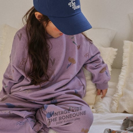 boneoune/97. flower man-to-man XS-XL