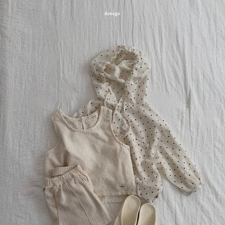 amigo/11. ripple hood shirt XS-XL