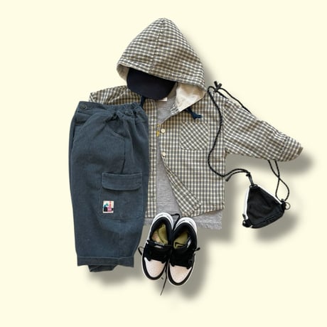 middlename/35. hood check shirt JS-JM
