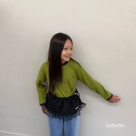 andbutter/9. Wrinkle Dot Layered Skirt FREE
