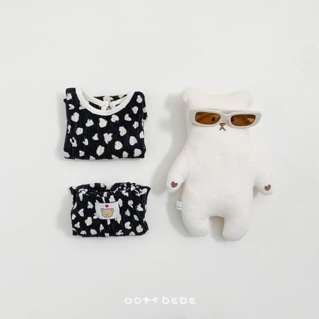 oottbebe/35. peuty leopard plitch ( kids ) updown set XS(1-2Y)-XL(6-7Y)