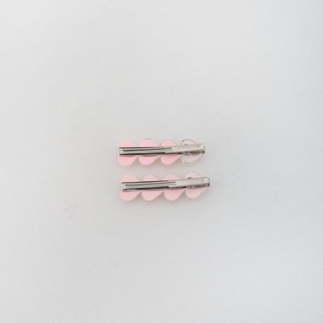 zanclover/50. glossy heart sissor pin FREE(2P_1SET)