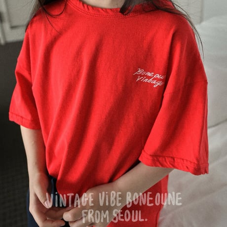 boneoune/70. cooling half t T-shirt XS-XL