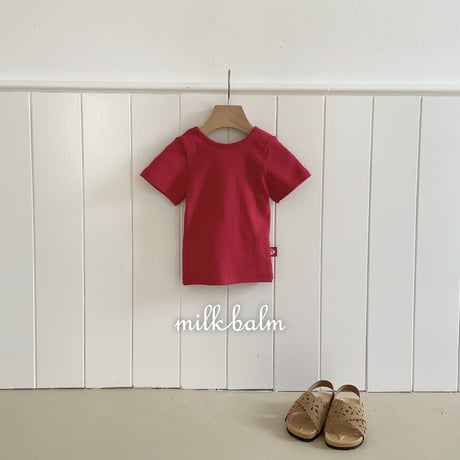 milkbalm/25. ailet half t T-shirt XS-XL