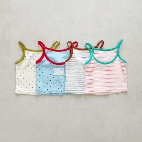 urbanrabbit/118. Little Dot Color Sleeveless XS-XL