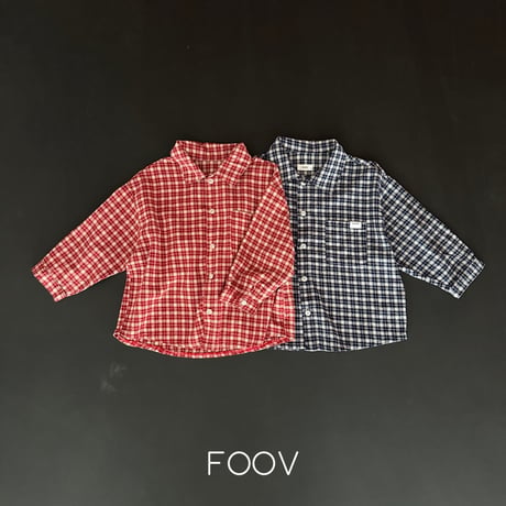 foov/1. check shirt S-XL