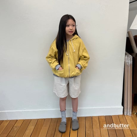 andbutter/22. Heart Pocket Corduroy Shorts JS-JM
