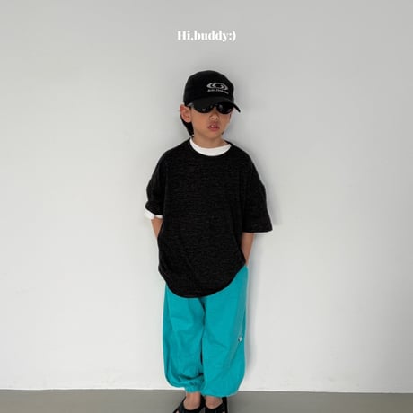 hibuddy/31. open half t T-shirt S-XL