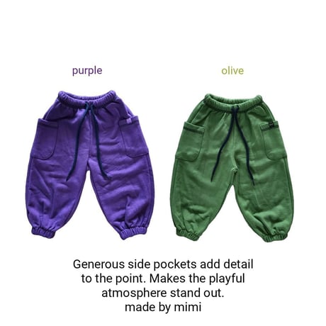bymimi/24. robin pocket pants XS-2XL