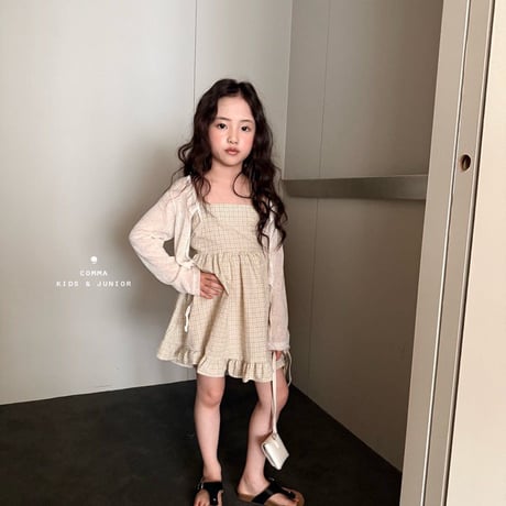 comma/208. check back open one-piece 110-130