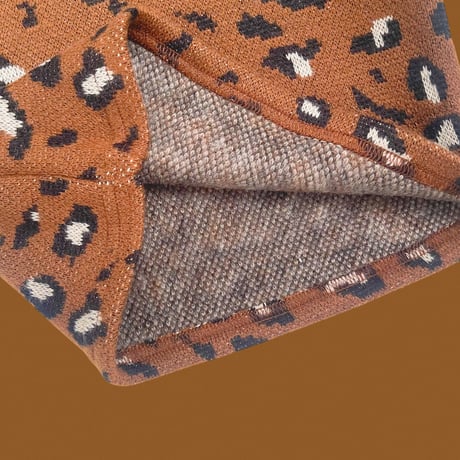 oottbebe/31. leopard knit setup ( knit pants ) set XS(0-1Y)-XL(4-5Y)