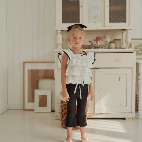 melikey/89. dot kangkang sleeveless blouse XS-XL