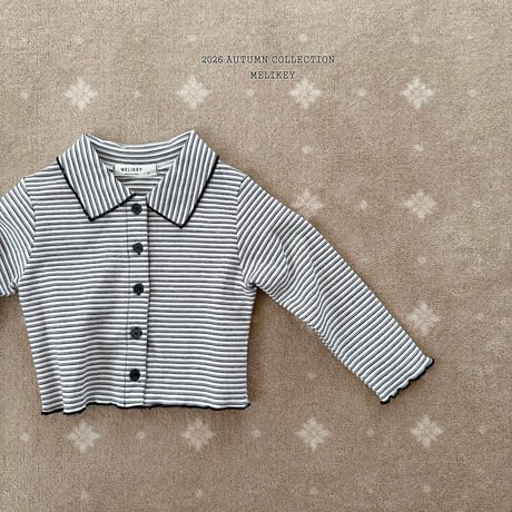 melikey/25. peuty collar T-shirt XS-XL